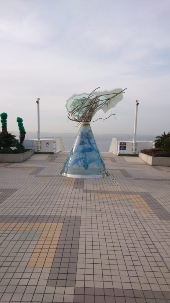 海ほたる 展望デッキ モニュメント 絶景