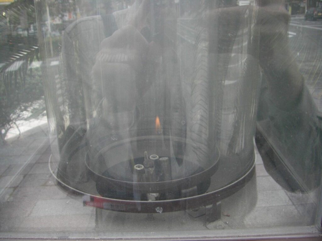 雲仙普賢岳・平成新山の火（アップ）