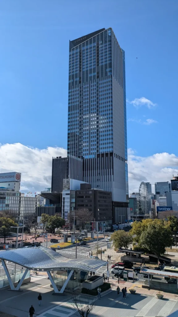 2026年開業予定の「ザ・ランドマーク名古屋栄」。栄で最も高い超高層ビル