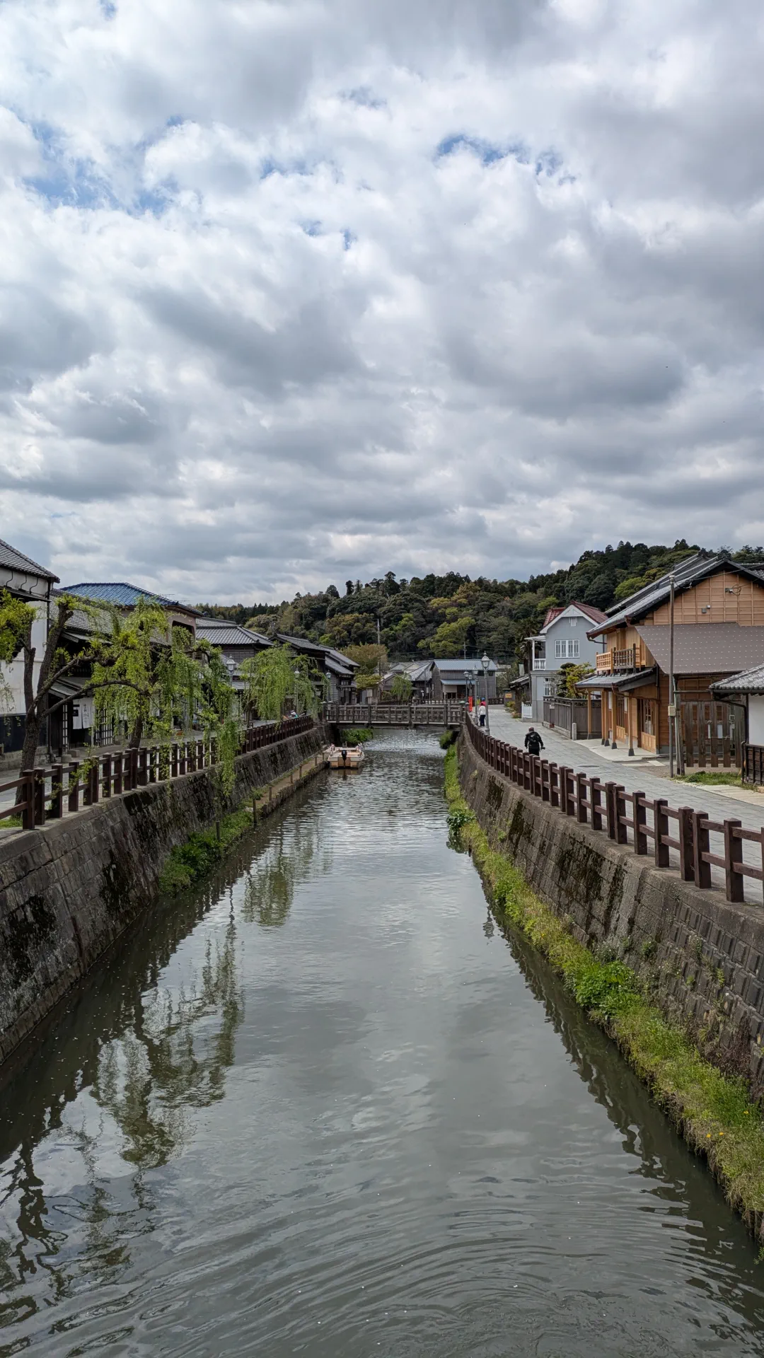 忠敬橋より上流を眺めた小野川の風景